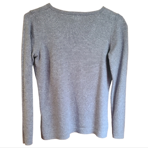 Women's Size SP Old Navy Fuchsia, Gray, Tan V-Neck Long Sleeve Sweater Bundle - Picture 5 of 15